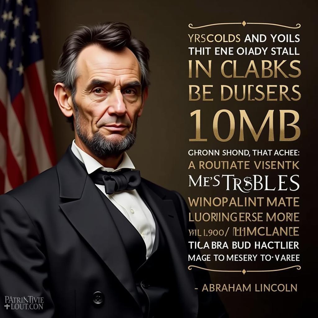 Abraham Lincoln và đức tính công nhận khuyết điểm