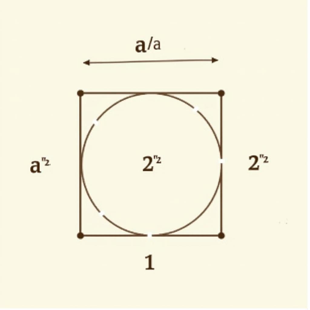 Chứng minh công thức a2 = 2r2