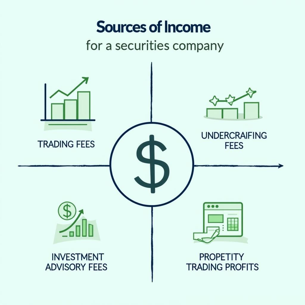 Sources of income for profitable securities companies