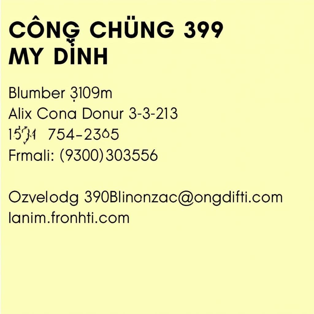 Liên hệ Công Chứng 399 Mỹ Đình