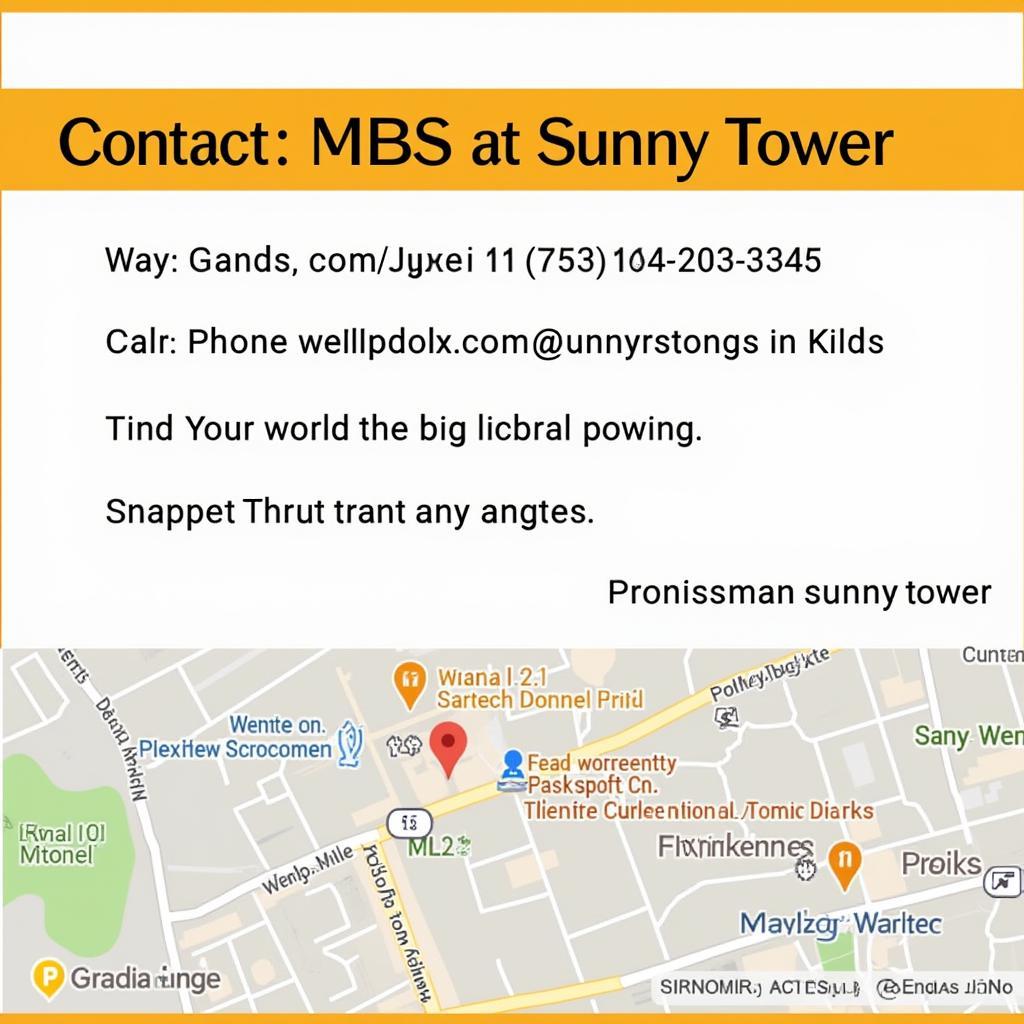 Liên hệ MBS tại Sunny Tower