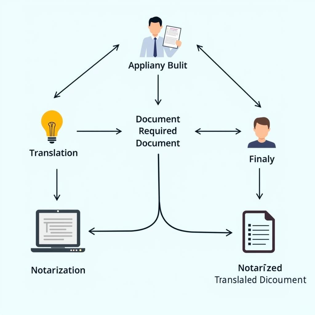 Quy trình tiếp nhận hồ sơ dịch thuật công chứng