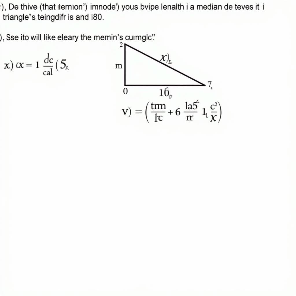 Ứng dụng công thức đường trung tuyến