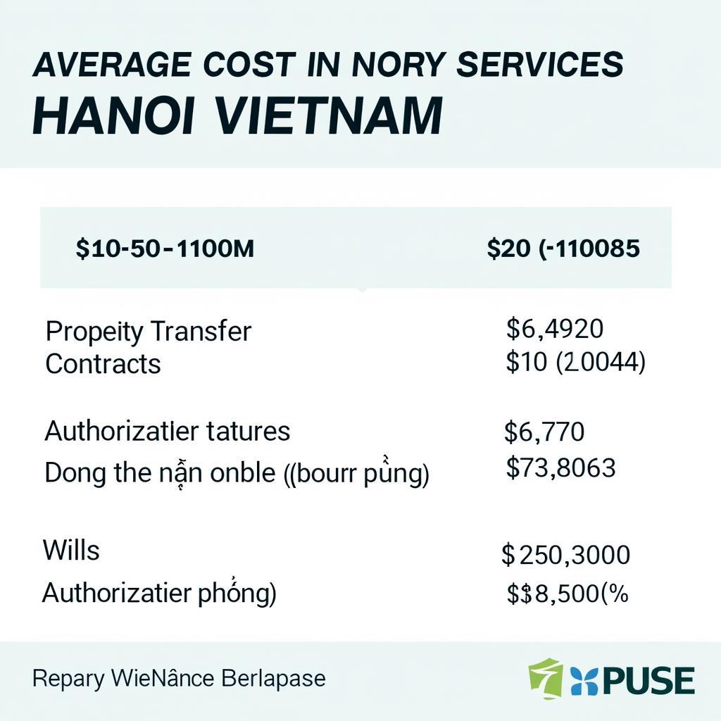 Notary Fees in Hanoi