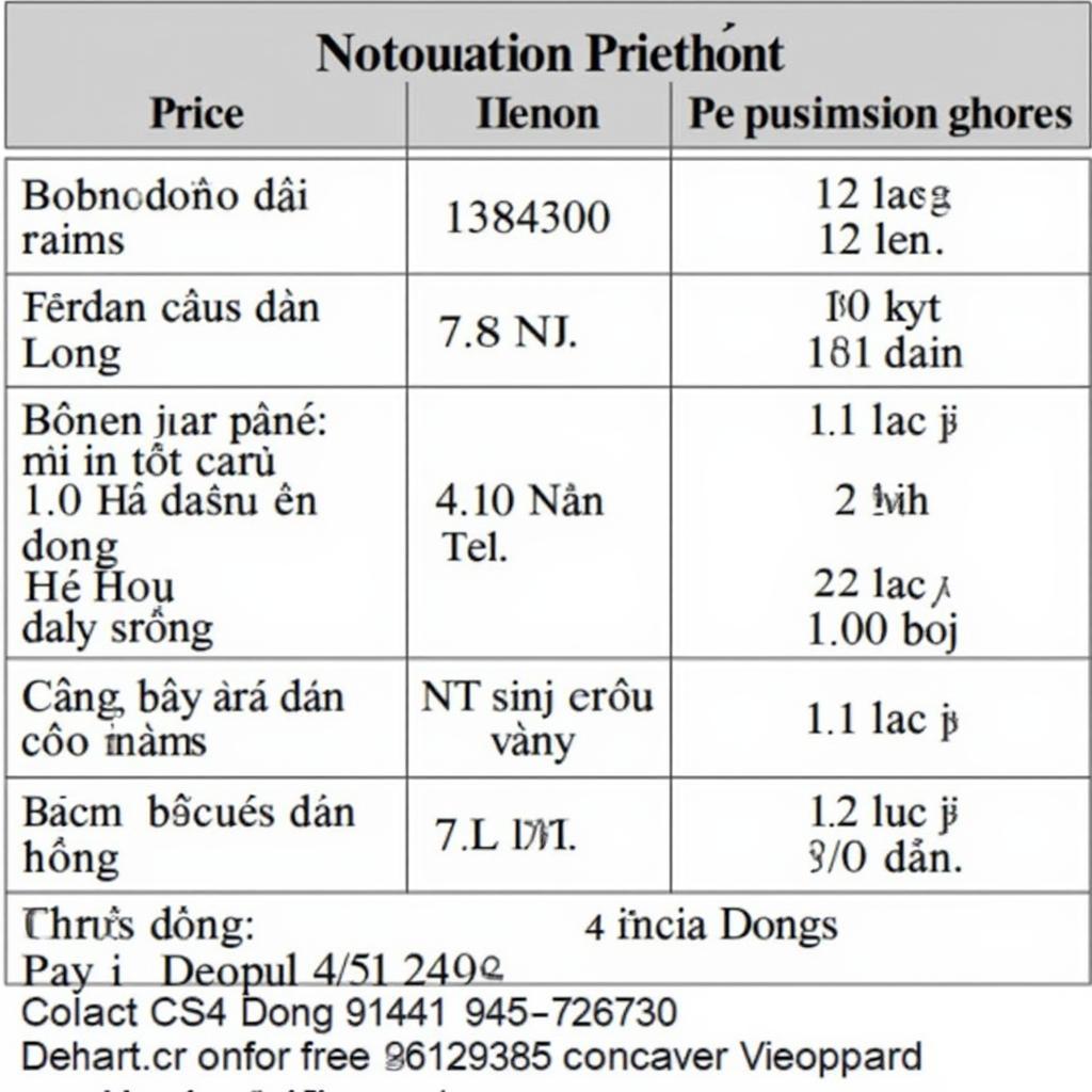 Bảng giá lệ phí công chứng tại quận 12