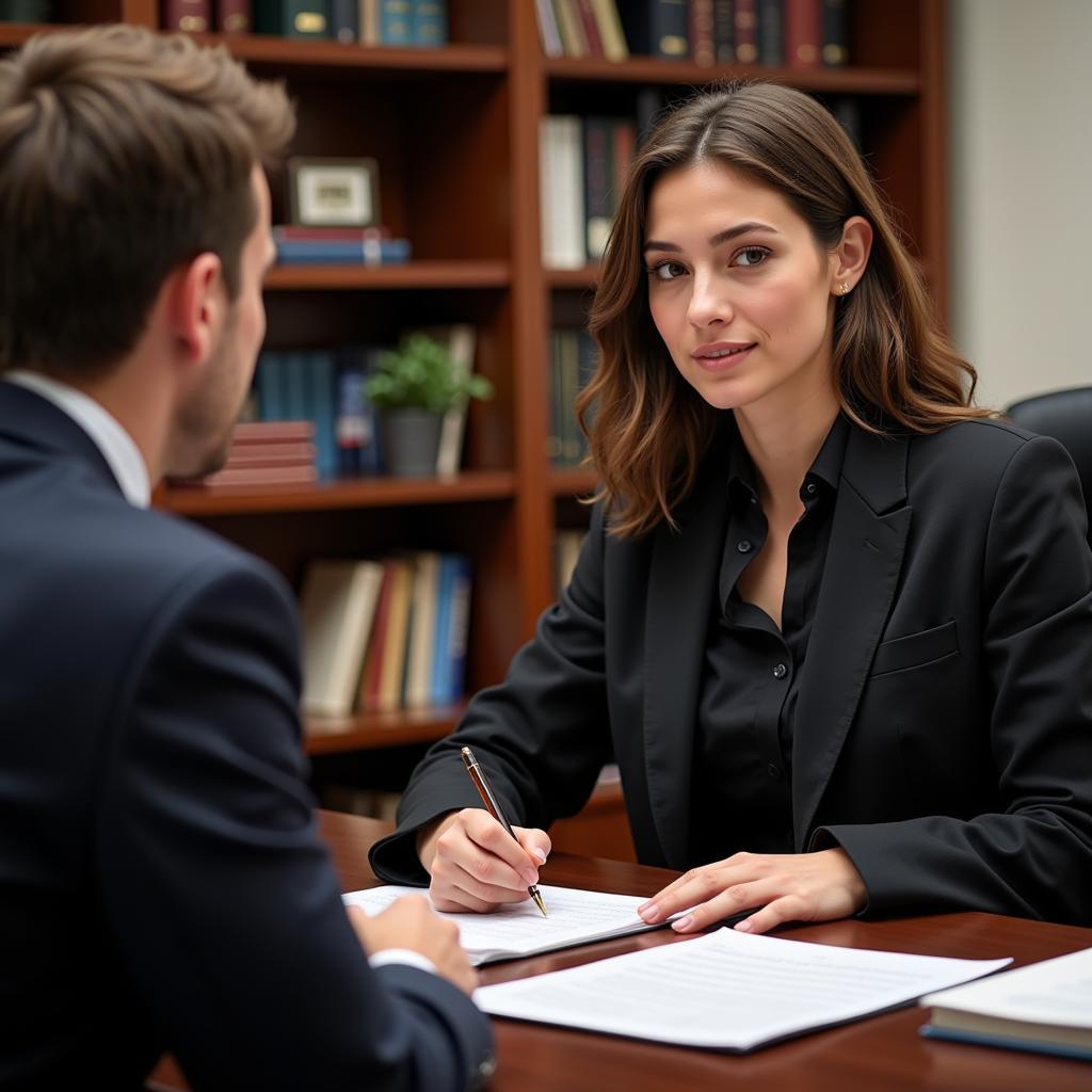 Lawyer Consulting on Notary Services