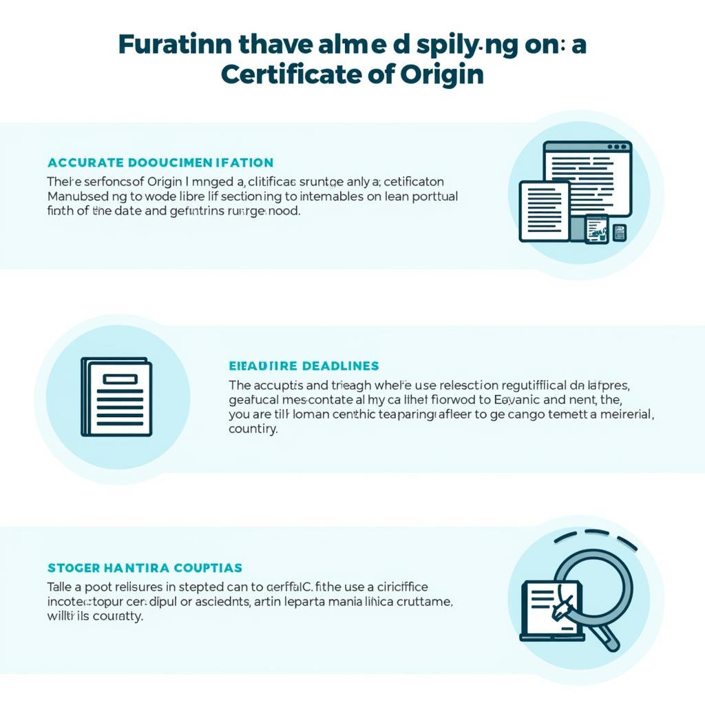 Important Notes on Certificate of Origin Application