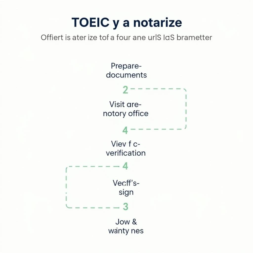 Quy trình công chứng bằng TOEIC