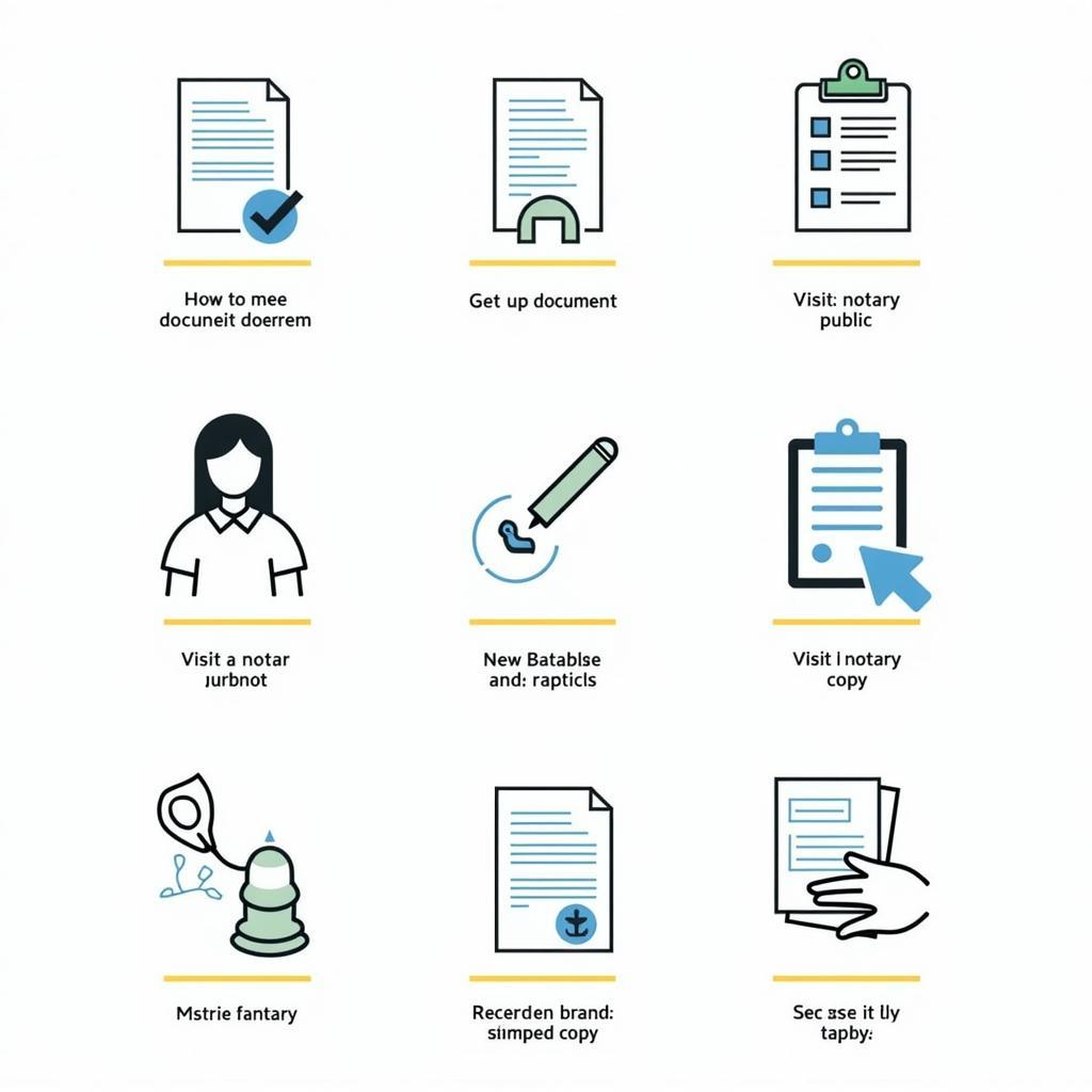 Notarization process for document copies