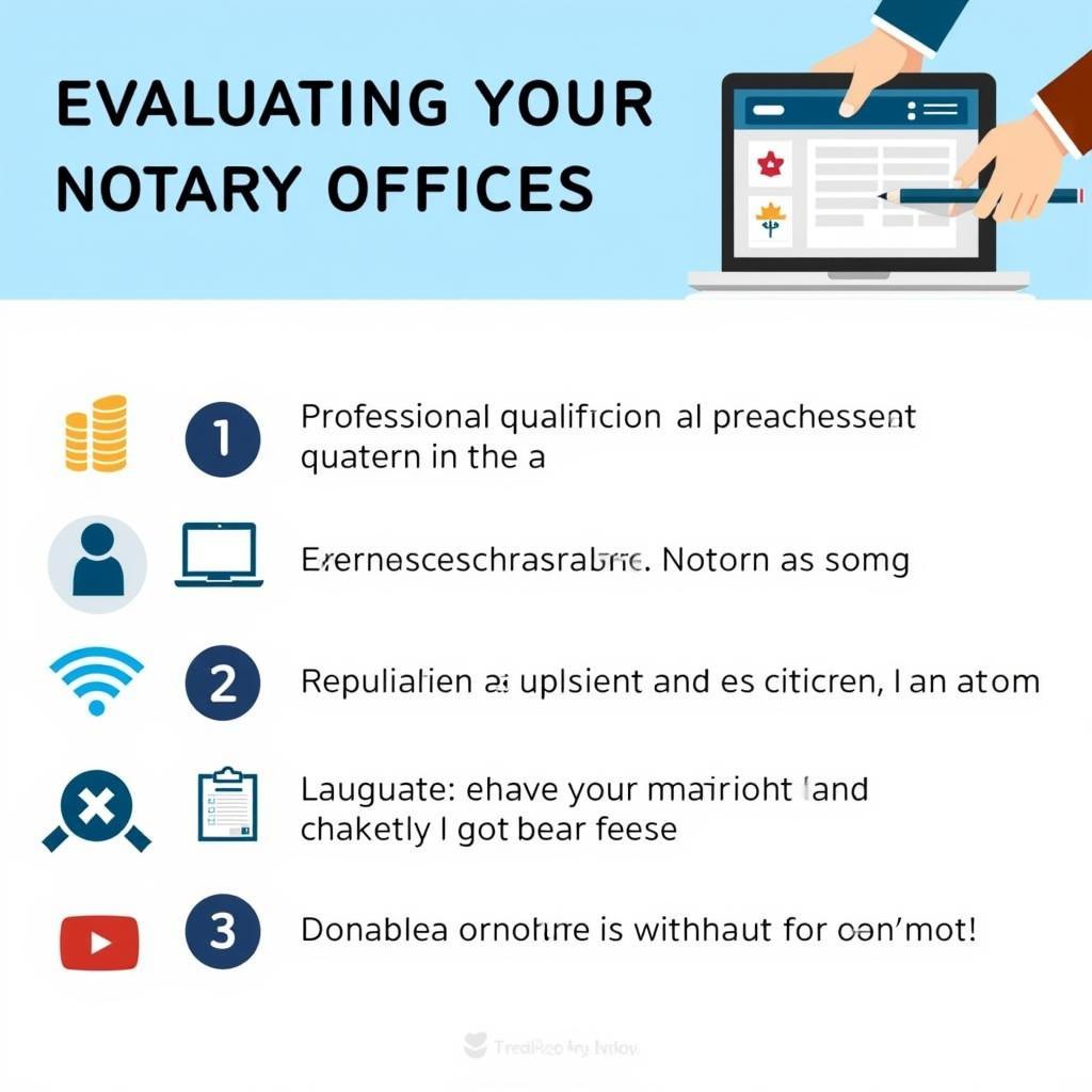 Evaluation Criteria for Notary Offices