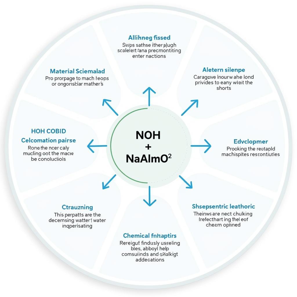 Ứng dụng công thức NOH + 4NaAlO₂ + H₂O