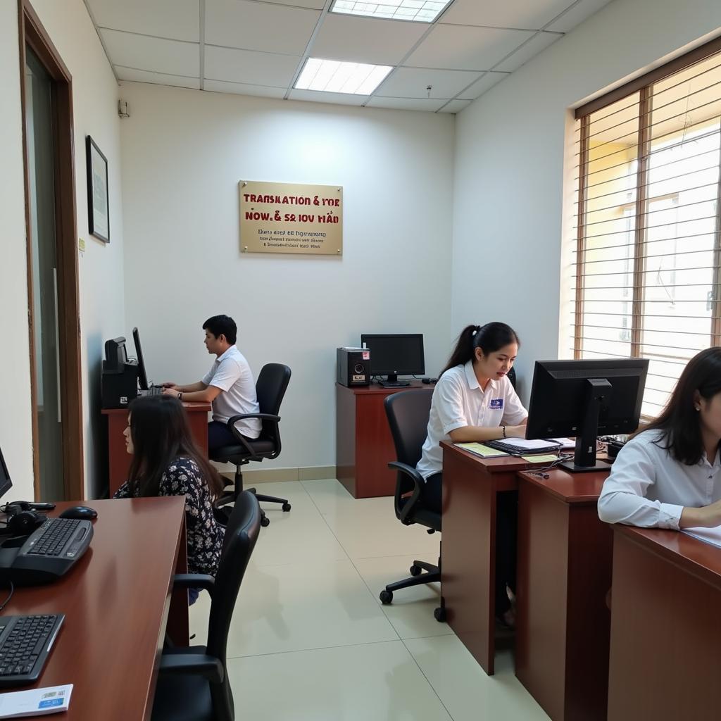 Văn phòng công chứng dịch thuật Biên Hòa làm việc