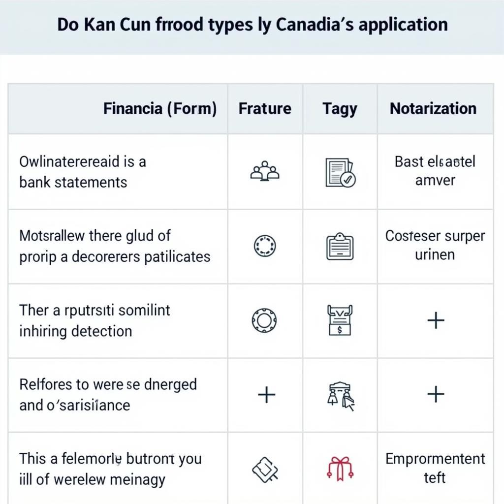 Bằng Chứng Tài Chính Visa Canada