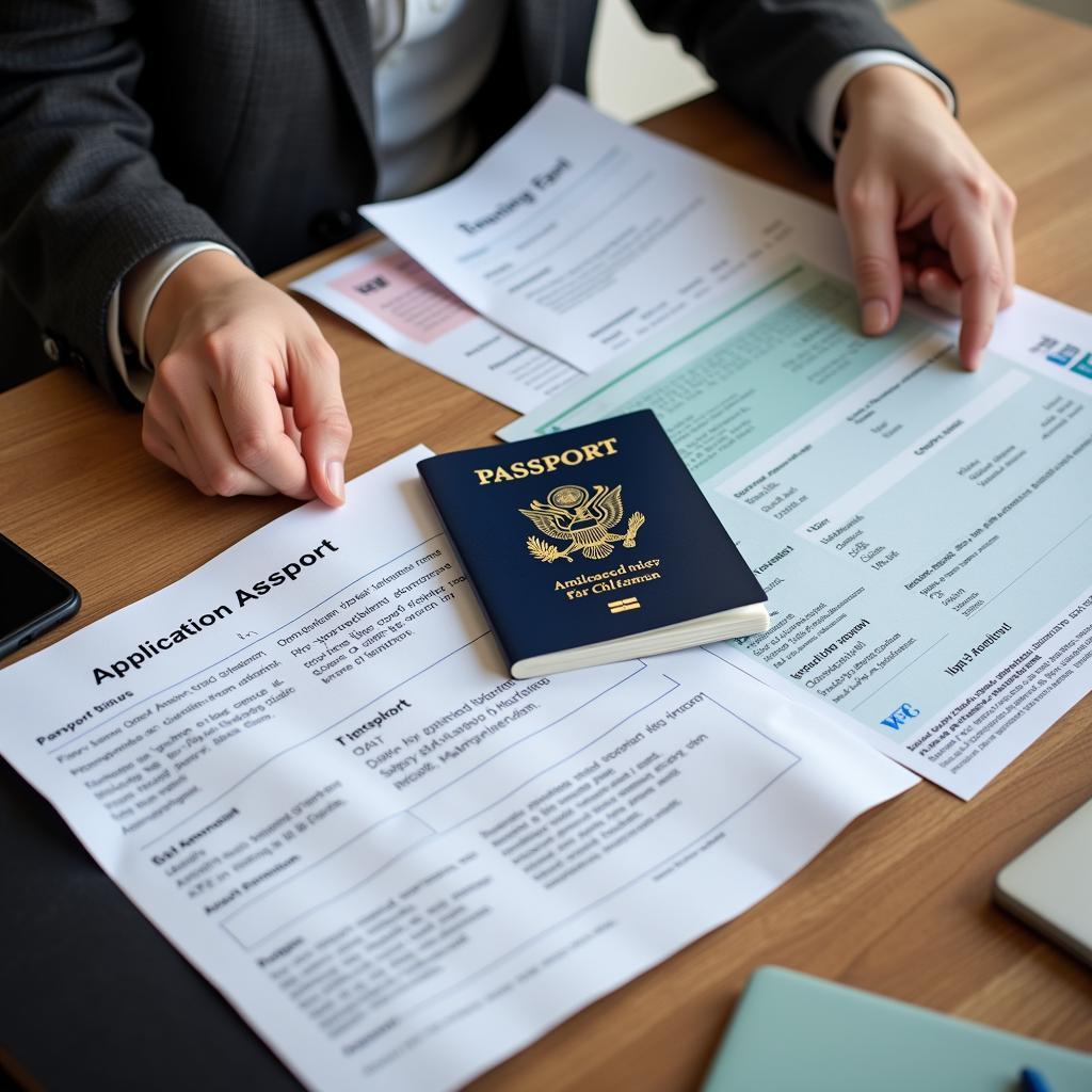 Chứng minh công việc không có BHXH khi xin visa