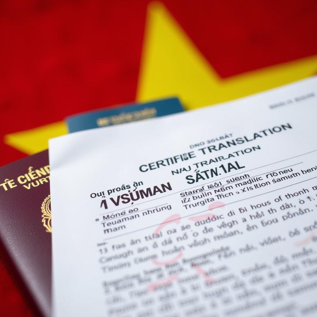 Dịch thuật công chứng hồ sơ xin visa