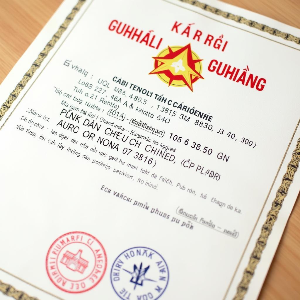 Sample of Construction Ownership Certificate