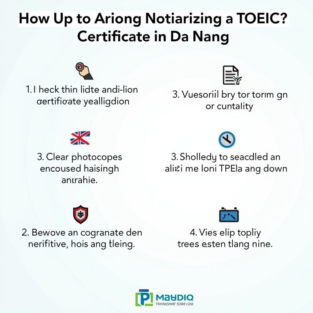 Lưu ý khi công chứng TOEIC tại Đà Nẵng