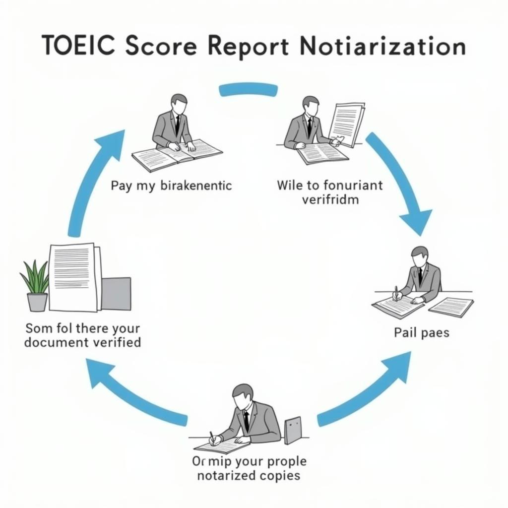 Quy trình công chứng phiếu điểm TOEIC