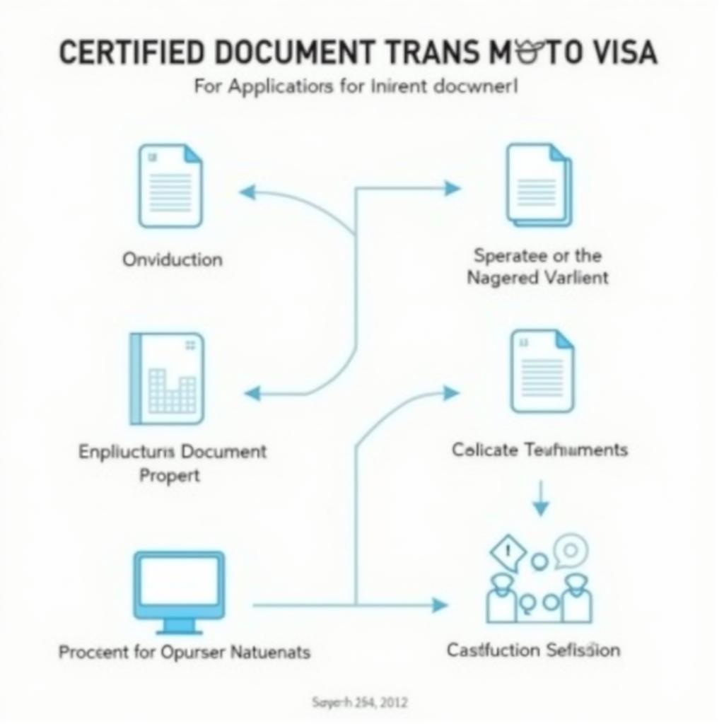 Quy Trình Dịch Công Chứng Tài Liệu Xin Visa