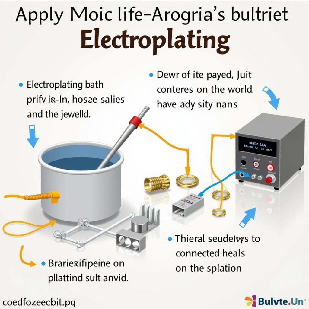 Ứng dụng công thức Faraday trong mạ điện